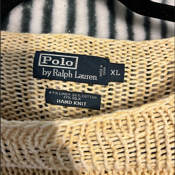 Vintage Polo Ralph Lauren Hand Knit Sweater - Picture 3 of 3